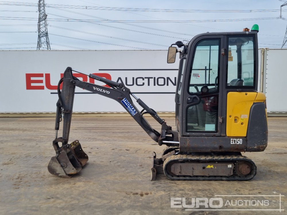 2017 Volvo EC15D - Mini excavator: Foto 2 2017 Volvo EC15D - Mini excavator: Foto 2