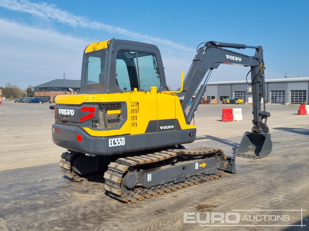 2017 Volvo EC55D - Mini excavator: Foto 5 2017 Volvo EC55D - Mini excavator: Foto 5