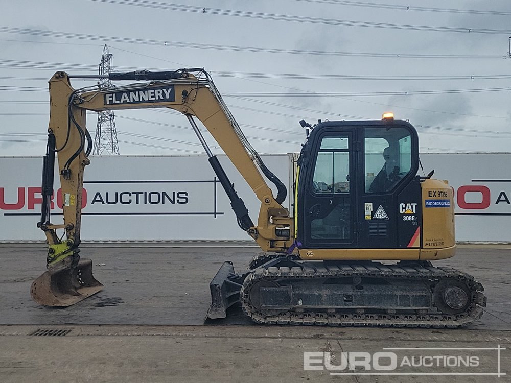 2018 CAT 308E2 CR - Mini excavator: Foto 2 2018 CAT 308E2 CR - Mini excavator: Foto 2