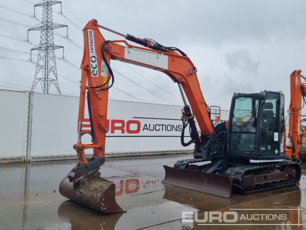 2018 Hitachi ZX85USB-5A - Mini excavator: Foto 1 2018 Hitachi ZX85USB-5A - Mini excavator: Foto 1