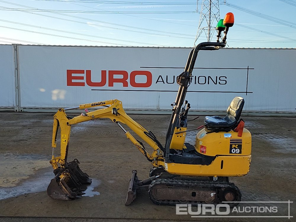 2018 Komatsu PC09-1 - Mini excavator: Foto 2 2018 Komatsu PC09-1 - Mini excavator: Foto 2