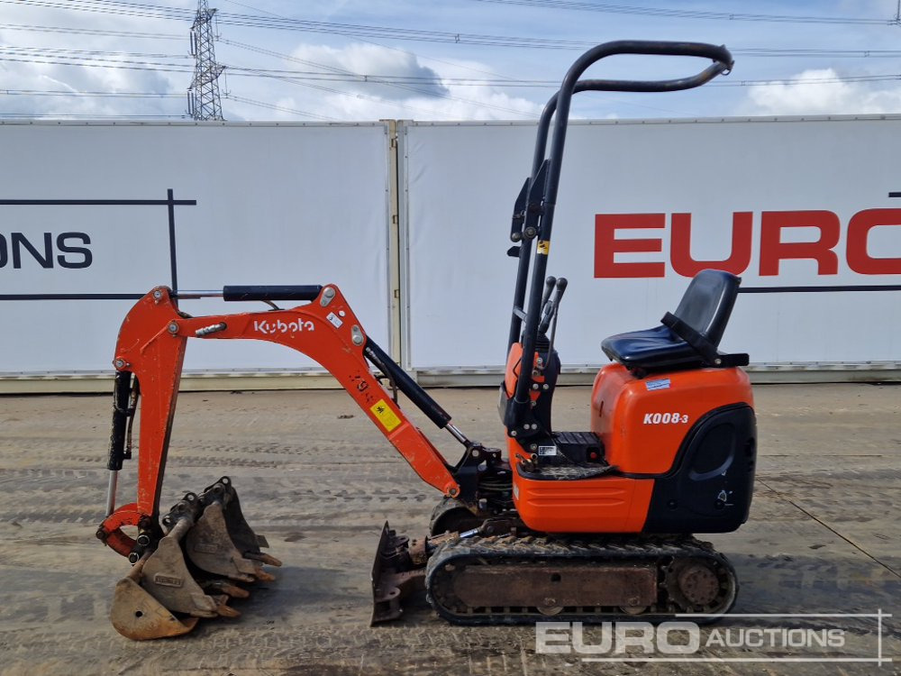 2018 Kubota K008-3 - Mini excavator: Foto 2 2018 Kubota K008-3 - Mini excavator: Foto 2