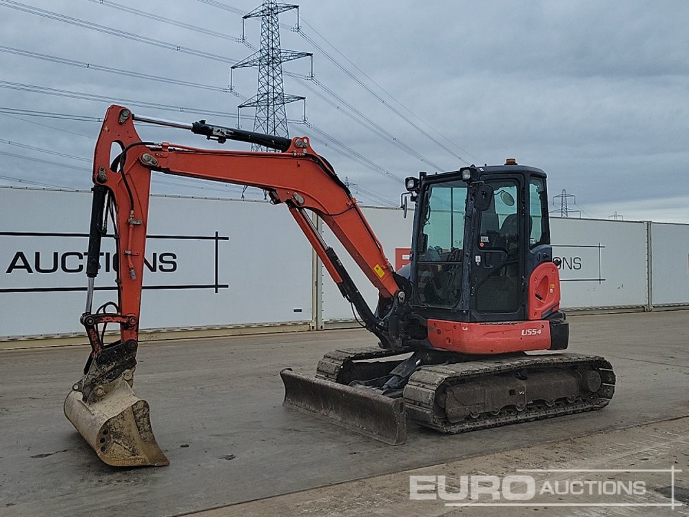 2018 Kubota U55-4 - Mini excavator: Foto 1 2018 Kubota U55-4 - Mini excavator: Foto 1