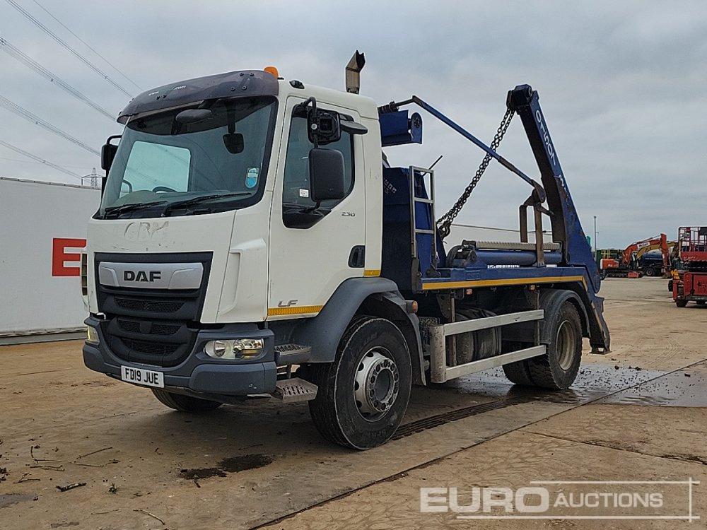 2019 DAF LF230 - Camion container de gunoi: Foto 1 2019 DAF LF230 - Camion container de gunoi: Foto 1