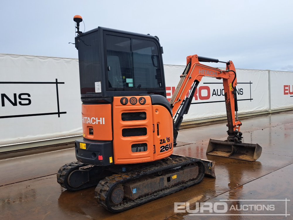 2019 Hitachi ZX26U-5A CR - Mini excavator: Foto 5 2019 Hitachi ZX26U-5A CR - Mini excavator: Foto 5
