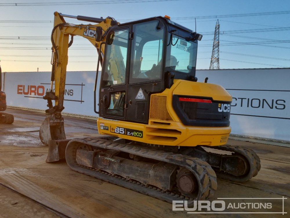 2019 JCB 85Z-1 ECO - Mini excavator: Foto 3 2019 JCB 85Z-1 ECO - Mini excavator: Foto 3