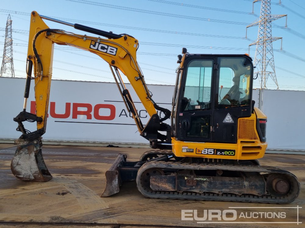 2019 JCB 85Z-1 ECO - Mini excavator: Foto 2 2019 JCB 85Z-1 ECO - Mini excavator: Foto 2