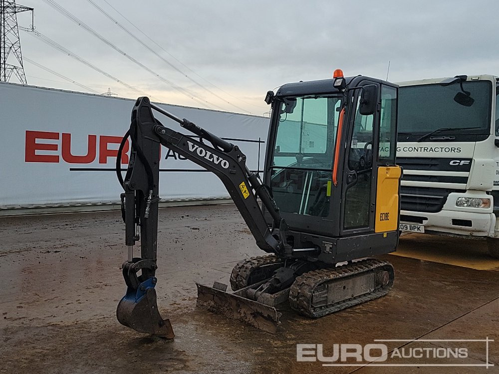 2019 Volvo EC18E - Mini excavator: Foto 1 2019 Volvo EC18E - Mini excavator: Foto 1