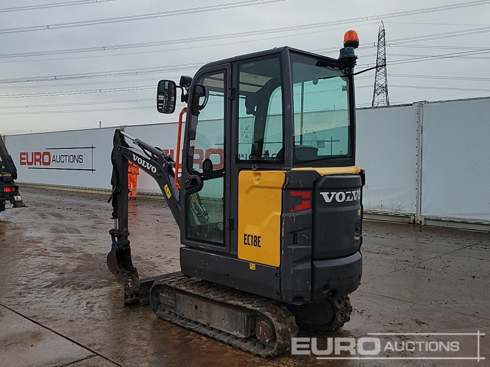 2019 Volvo EC18E - Mini excavator: Foto 3 2019 Volvo EC18E - Mini excavator: Foto 3