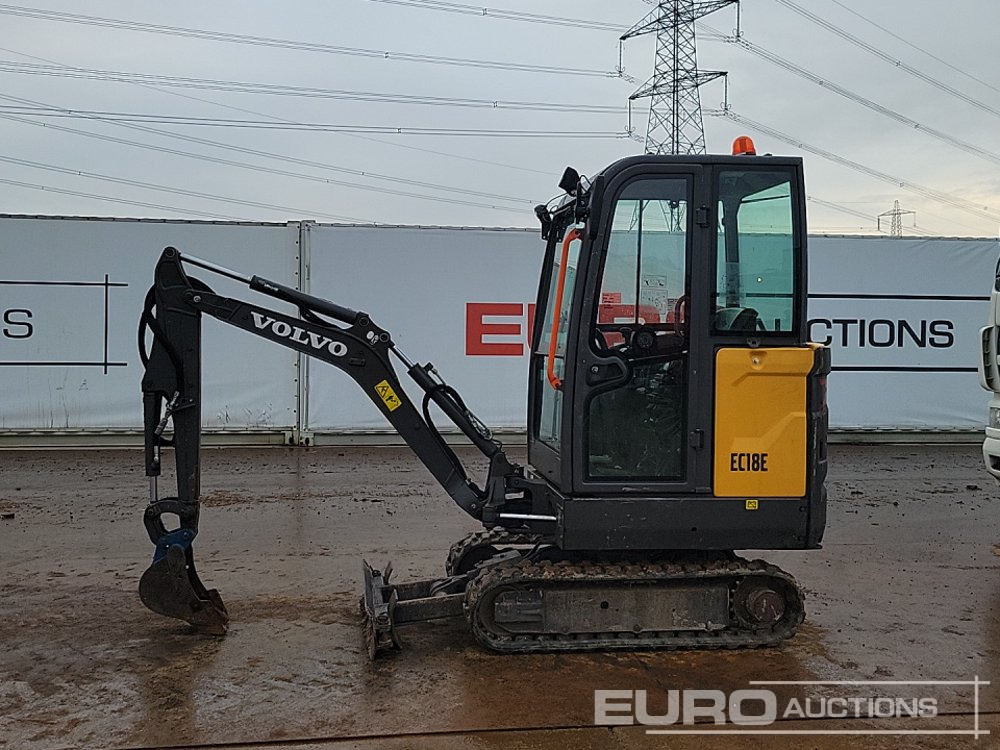 2019 Volvo EC18E - Mini excavator: Foto 2 2019 Volvo EC18E - Mini excavator: Foto 2
