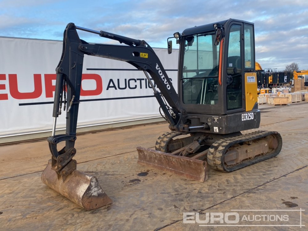 2019 Volvo ECR25D - Mini excavator: Foto 1 2019 Volvo ECR25D - Mini excavator: Foto 1