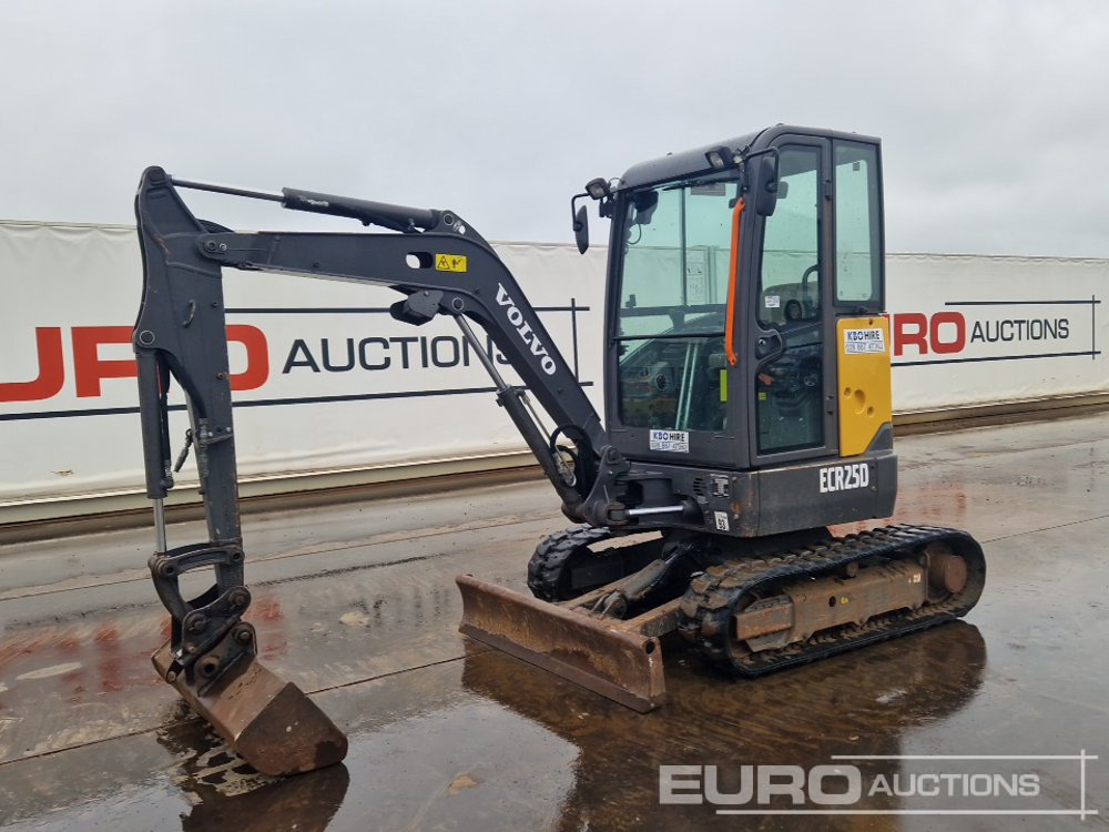 2019 Volvo ECR25D - Mini excavator: Foto 1 2019 Volvo ECR25D - Mini excavator: Foto 1