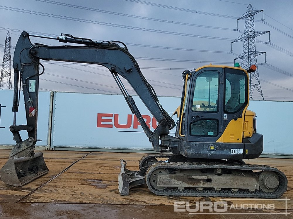 2019 Volvo ECR88D - Mini excavator: Foto 2 2019 Volvo ECR88D - Mini excavator: Foto 2