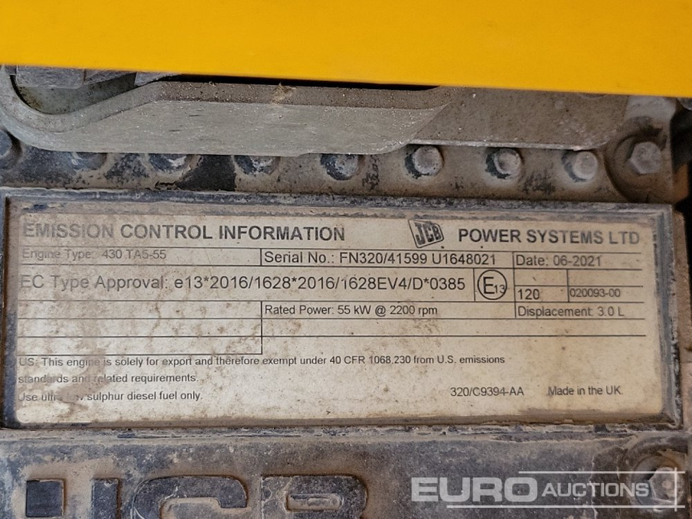 Excavator pe şenile 2021 JCB 131XL: Foto 35