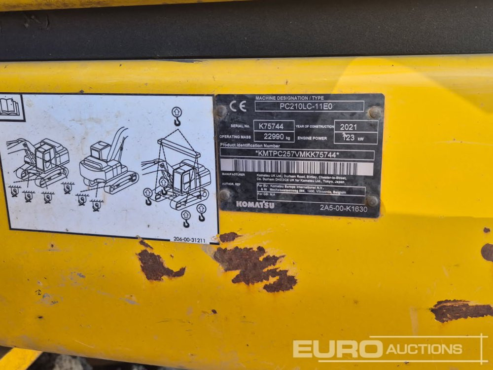 2021 Komatsu PC210LC-11E0 - Excavator pe şenile: Foto 2 2021 Komatsu PC210LC-11E0 - Excavator pe şenile: Foto 2