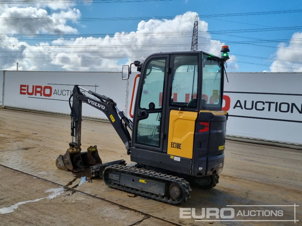 2022 Volvo EC18E - Mini excavator: Foto 3 2022 Volvo EC18E - Mini excavator: Foto 3