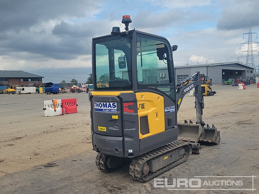 2022 Volvo EC18E - Mini excavator: Foto 5 2022 Volvo EC18E - Mini excavator: Foto 5