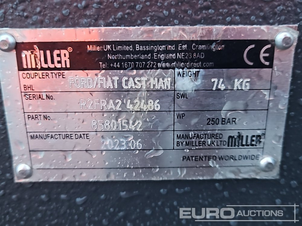 Cuplare rapidă 2023 Manual QH 45mm Pin to suit 4-6 Ton Excavator: Foto 19