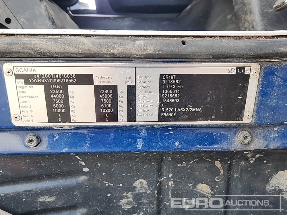 Cap tractor 2017 Scania R520: Foto 46