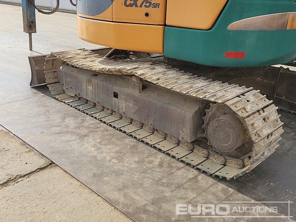 Mini excavator Case CX75SR: Foto 10