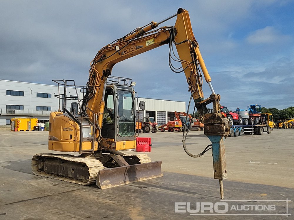 Mini excavator Case CX75SR: Foto 7