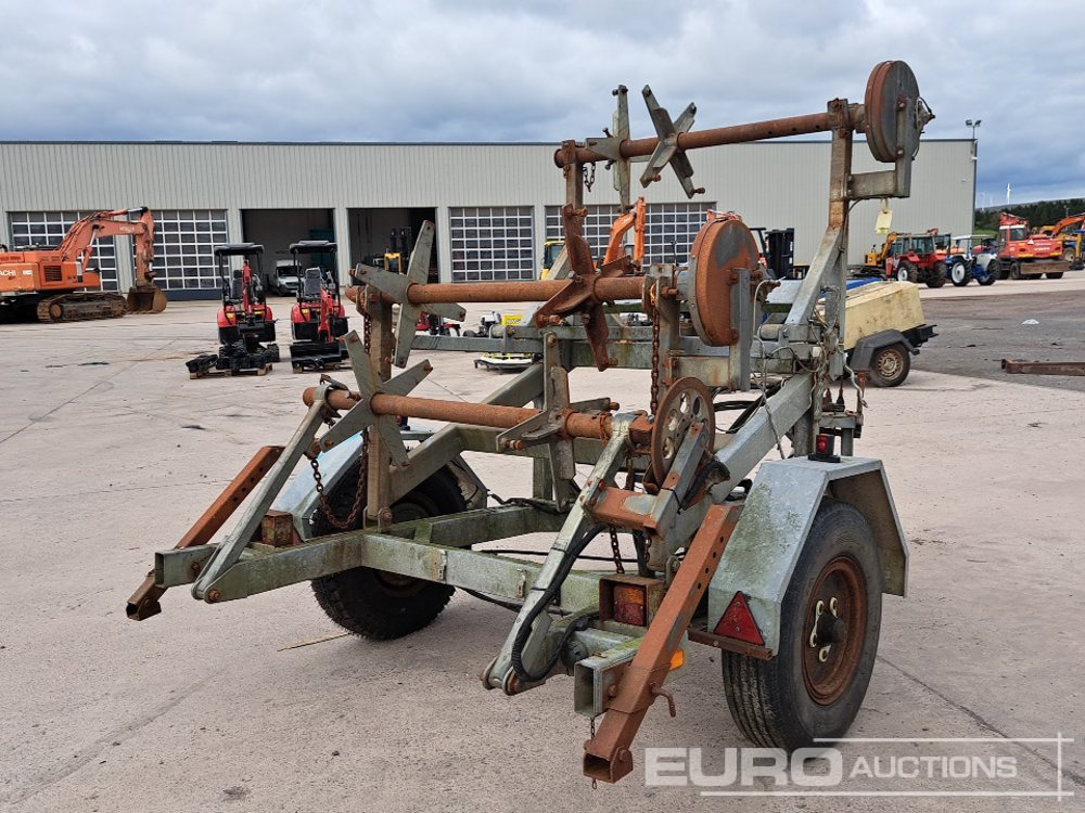 Clydesdale Single Axle Cable Trailer - Remorcă transport utilaje: Foto 5 Clydesdale Single Axle Cable Trailer - Remorcă transport utilaje: Foto 5