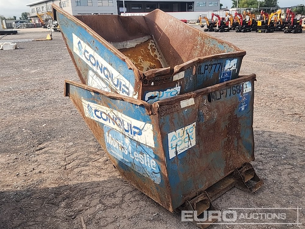 Conquip Tipping Skip to suit Telehandler (2 of) - Container basculant: Foto 2 Conquip Tipping Skip to suit Telehandler (2 of) - Container basculant: Foto 2