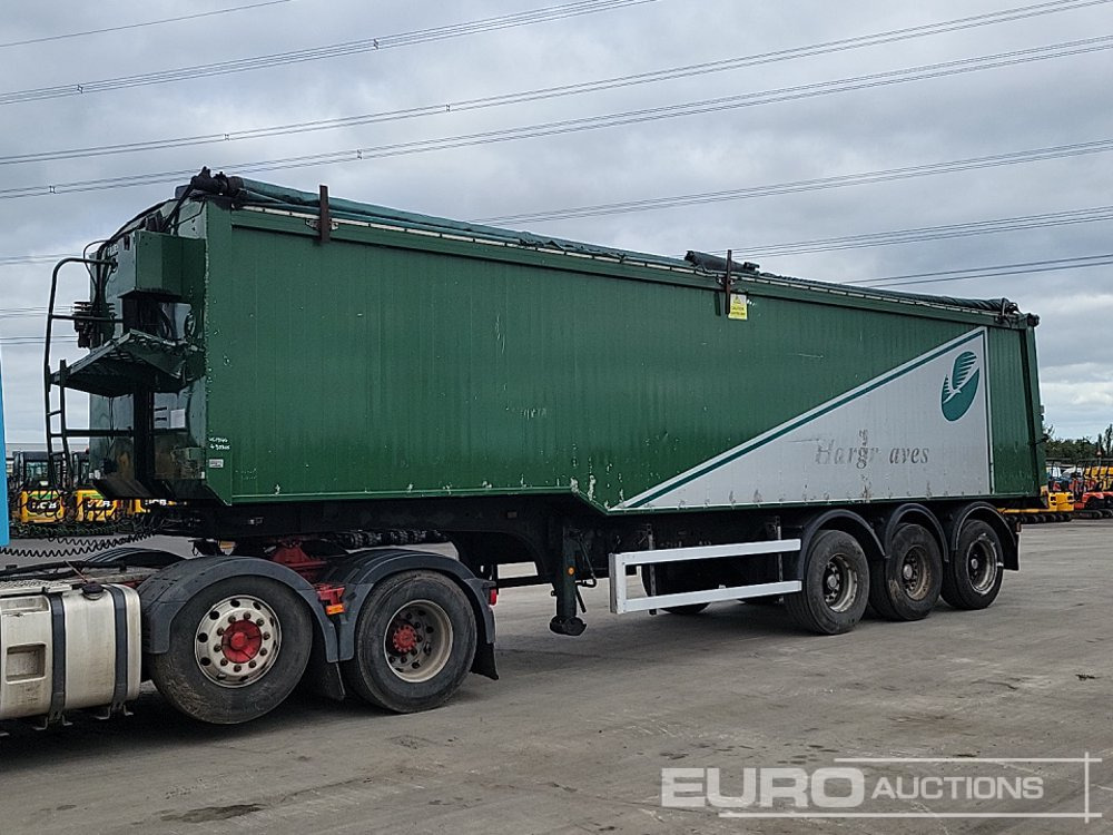Fruehauf Tri Axle Bulk Tipping Trailer, Easy Sheet - Semiremorcă basculantă: Foto 1 Fruehauf Tri Axle Bulk Tipping Trailer, Easy Sheet - Semiremorcă basculantă: Foto 1