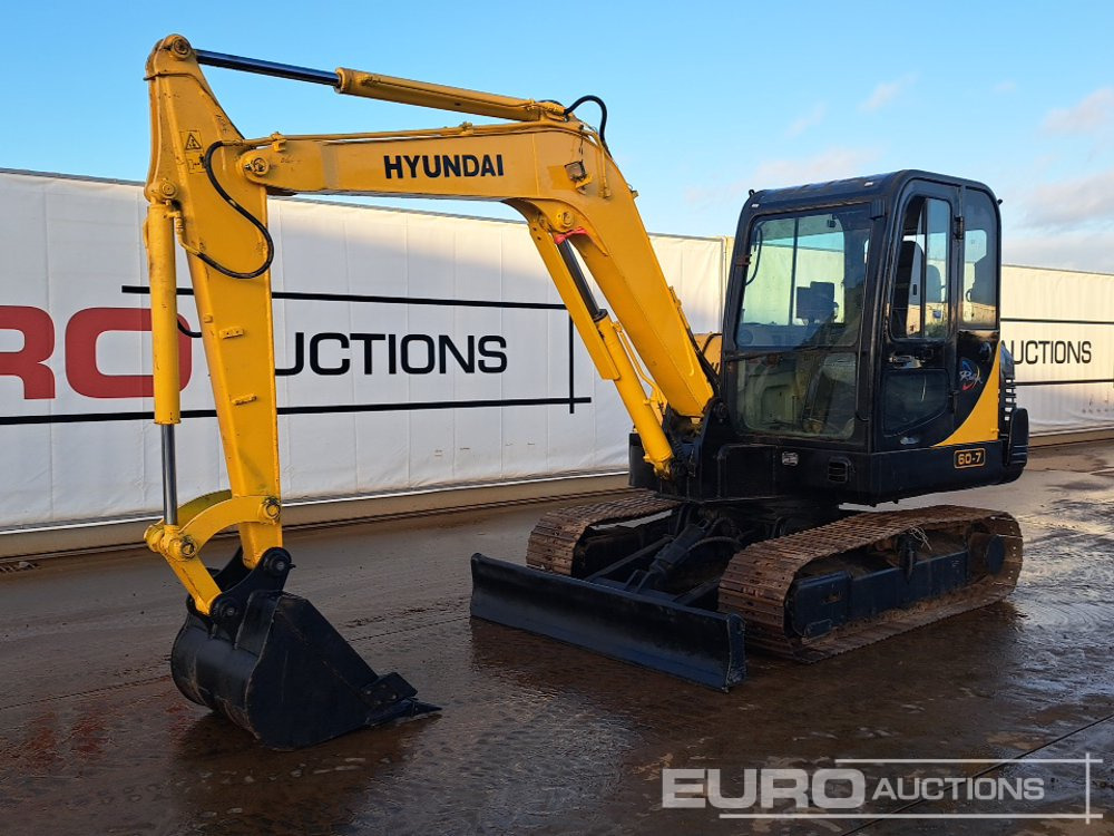 Hyundai R60-7 - Mini excavator: Foto 1 Hyundai R60-7 - Mini excavator: Foto 1