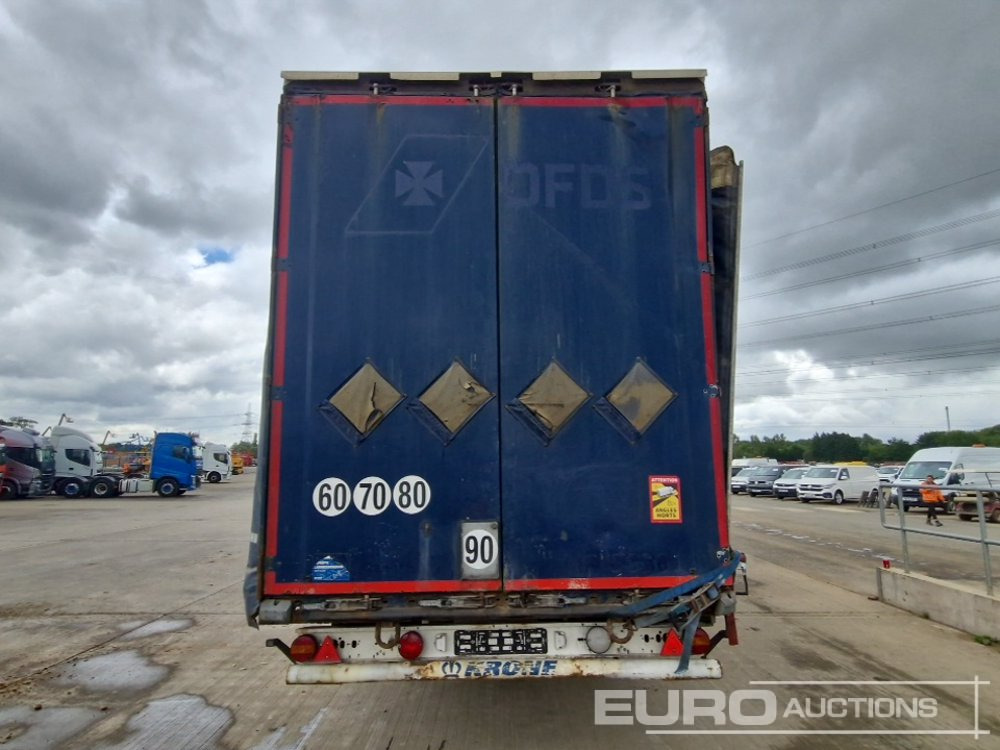 Krone Tri Axle Curtain Sider Trailer - Semiremorcă prelată: Foto 4 Krone Tri Axle Curtain Sider Trailer - Semiremorcă prelată: Foto 4