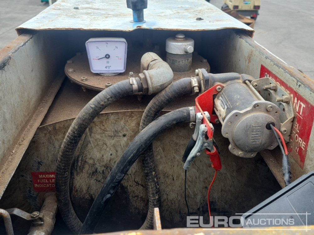Rezervor de stocare Main 2000 Litre Single Axle Bunded Fuel Bowser, Electric Pump: Foto 14