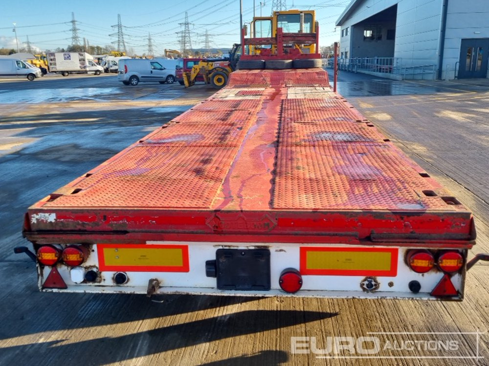 Nooteboom 4 Axle Extendable Low Loader Trailer, Twin Axle Rear Steer, Out Riggers - Camion platformă: Foto 4 Nooteboom 4 Axle Extendable Low Loader Trailer, Twin Axle Rear Steer, Out Riggers - Camion platformă: Foto 4