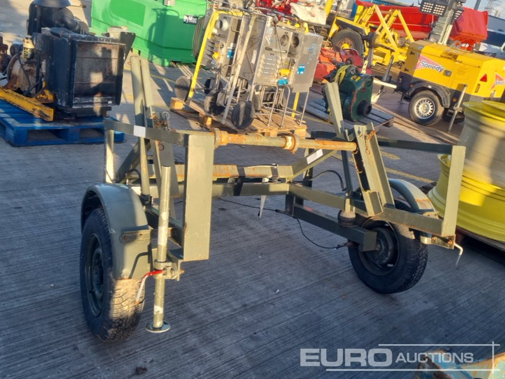 SEB Single Axle Cable Reel Trailer - Remorcă transport utilaje: Foto 3 SEB Single Axle Cable Reel Trailer - Remorcă transport utilaje: Foto 3