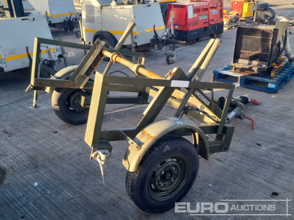 SEB Single Axle Cable Reel Trailer - Remorcă transport utilaje: Foto 5 SEB Single Axle Cable Reel Trailer - Remorcă transport utilaje: Foto 5