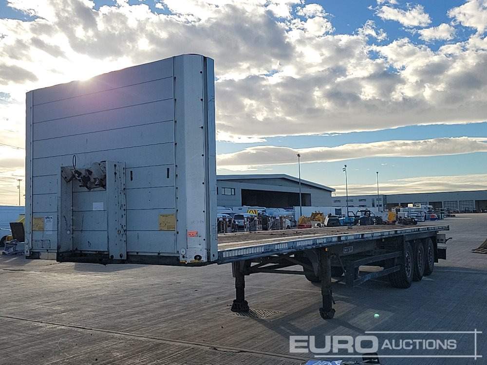 Schmitz Tri Axle Flatbed Trailer - Semiremorcă platformă: Foto 1 Schmitz Tri Axle Flatbed Trailer - Semiremorcă platformă: Foto 1