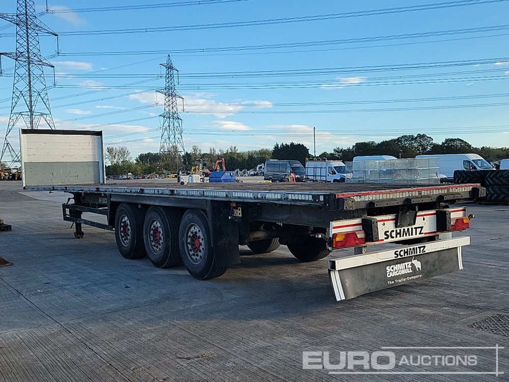Schmitz Tri Axle Flatbed Trailer - Semiremorcă platformă: Foto 3 Schmitz Tri Axle Flatbed Trailer - Semiremorcă platformă: Foto 3