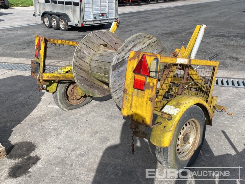 Single Axle Cable Reel Trailer - Remorcă transport utilaje: Foto 3 Single Axle Cable Reel Trailer - Remorcă transport utilaje: Foto 3