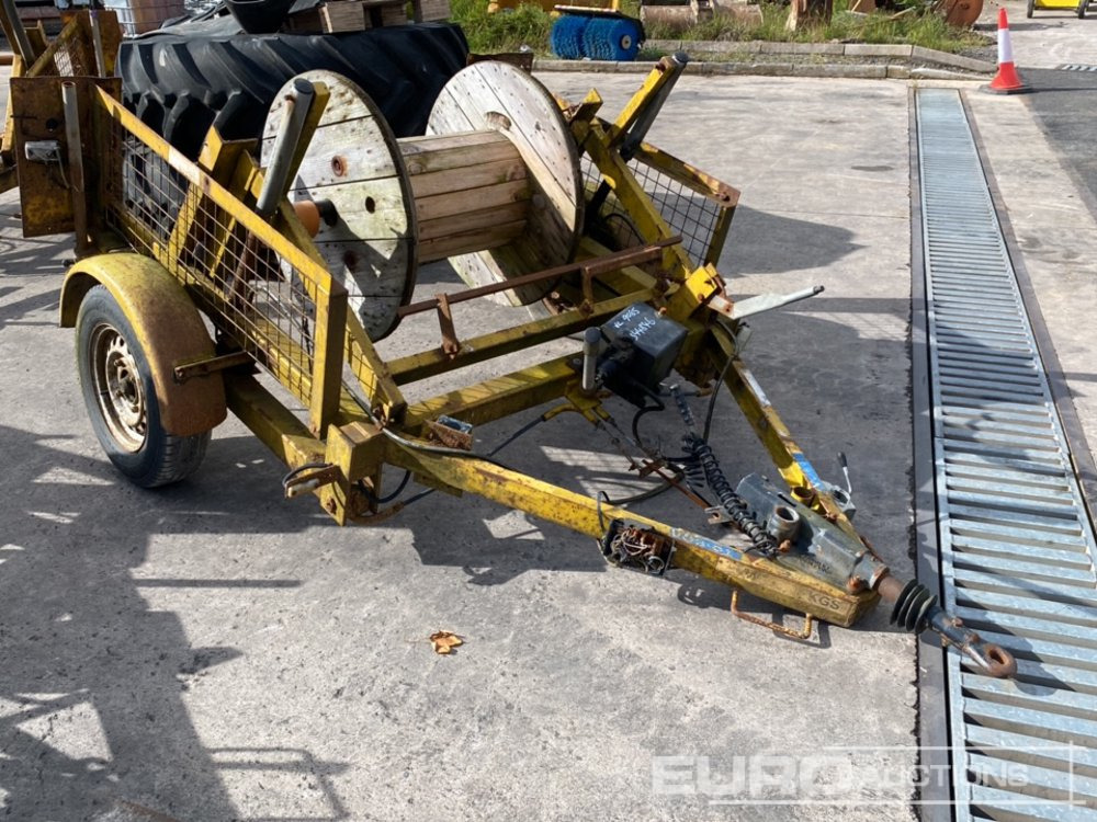 Single Axle Cable Reel Trailer - Remorcă transport utilaje: Foto 4 Single Axle Cable Reel Trailer - Remorcă transport utilaje: Foto 4