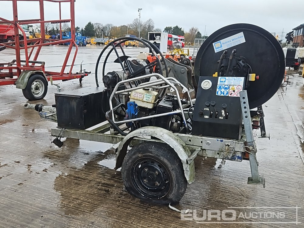 Single Axle Hydraulic Cable Reel Trailer - Remorcă transport utilaje: Foto 2 Single Axle Hydraulic Cable Reel Trailer - Remorcă transport utilaje: Foto 2