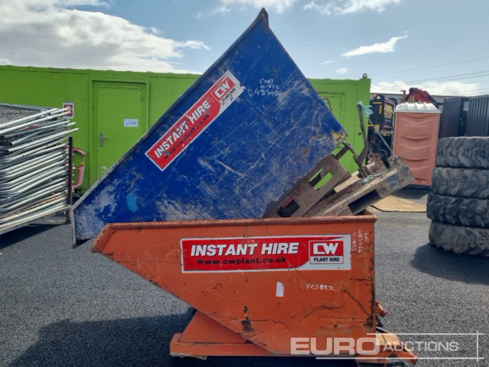 Tipping Skip to suit Forklift (2 of) - Container basculant: Foto 2 Tipping Skip to suit Forklift (2 of) - Container basculant: Foto 2
