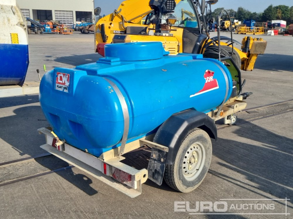 Trailer Engineering Single Axle Plastic Water Bowser, Yanmar Pressure Washer - Aparat de spălat cu presiune: Foto 5 Trailer Engineering Single Axle Plastic Water Bowser, Yanmar Pressure Washer - Aparat de spălat cu presiune: Foto 5