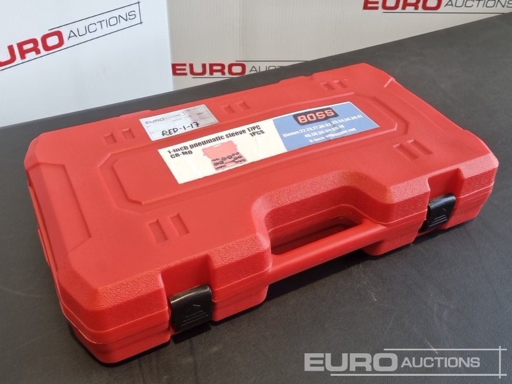 Unused 2025 Boss 1" 17pc Pneumatic Socket Set, 8" Extension Rod - Echipament de atelier: Foto 1 Unused 2025 Boss 1" 17pc Pneumatic Socket Set, 8" Extension Rod - Echipament de atelier: Foto 1