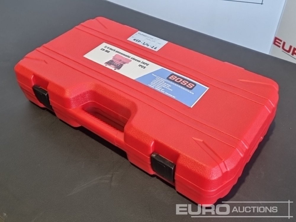 Unused 2025 Boss 3/4" 26pc Heavy Duty Pneumatic Socket Set, 4" Connecting Rod, 8" Connecting Rod Quick Ratchet Wrench, 20" Sliding Road, L Handle Sliding Head Extension Bar - Echipament de atelier: Foto 3 Unused 2025 Boss 3/4" 26pc Heavy Duty Pneumatic Socket Set, 4" Connecting Rod, 8" Connecting Rod Quick Ratchet Wrench, 20" Sliding Road, L Handle Sliding Head Extension Bar - Echipament de atelier: Foto 3