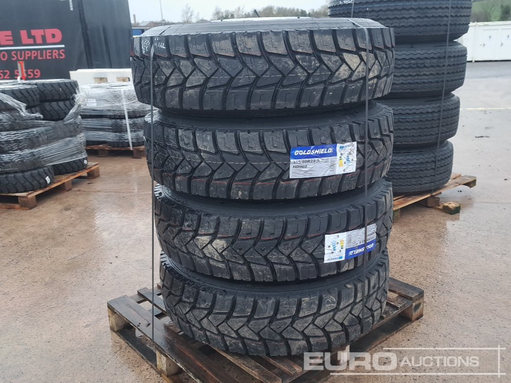 Unused 315/80R22.5 Quarry Pattern Tyres, 10 Stud Rims (4 of) - Anvelopă: Foto 2 Unused 315/80R22.5 Quarry Pattern Tyres, 10 Stud Rims (4 of) - Anvelopă: Foto 2