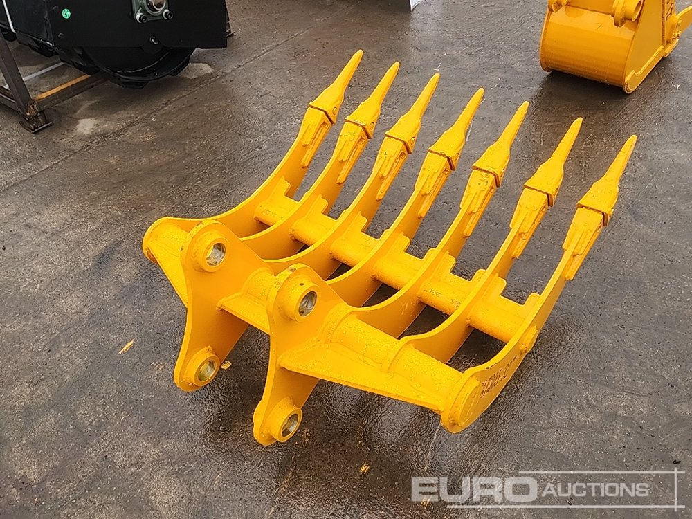 Unused 32" Rake 45mm Pin to suit 4-6 Ton Excavator - Cupă: Foto 3 Unused 32" Rake 45mm Pin to suit 4-6 Ton Excavator - Cupă: Foto 3