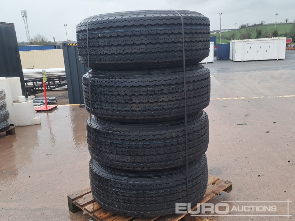 Unused 385/65R22.5 Truck/Trailer Tyre 10 Stud Rims (4 of) - Anvelopă: Foto 2 Unused 385/65R22.5 Truck/Trailer Tyre 10 Stud Rims (4 of) - Anvelopă: Foto 2