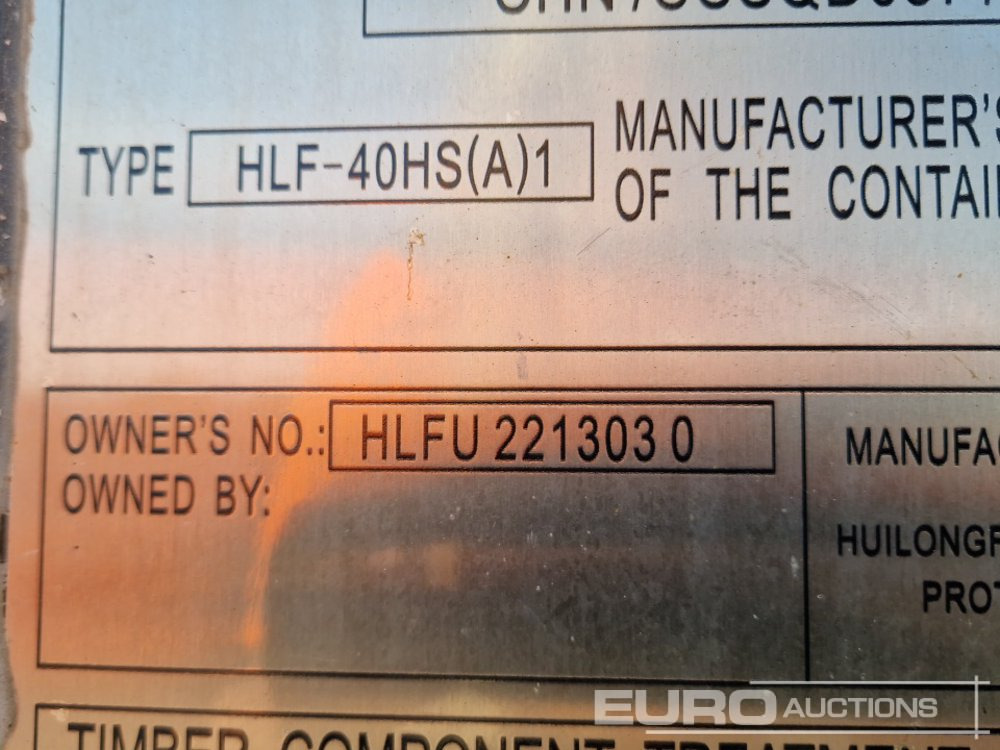Container maritim Unused 40ft HC Container, 4 Side Doors, 1 End Door (Cannot Be Reconsigned): Foto 14