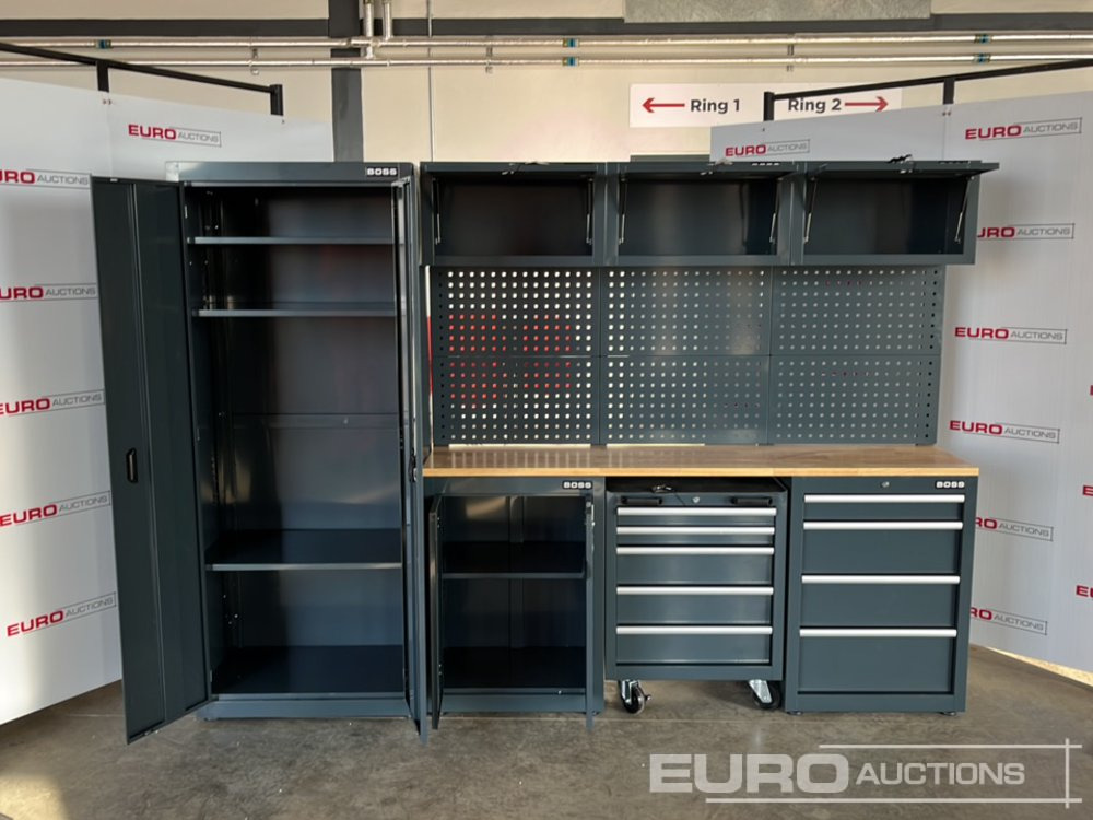 Unused Boss 2.6m 9 Drawer, 5 Cabinet Tool Station (3 boxes) - Echipament de atelier: Foto 4 Unused Boss 2.6m 9 Drawer, 5 Cabinet Tool Station (3 boxes) - Echipament de atelier: Foto 4