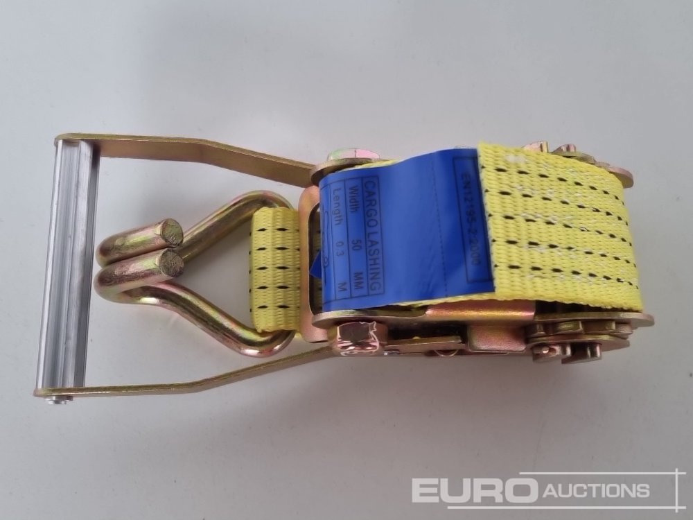 Echipament de atelier Unused Boss 4M x 50mm 5 Ton Ratchet Straps with Sling (4 of): Foto 12