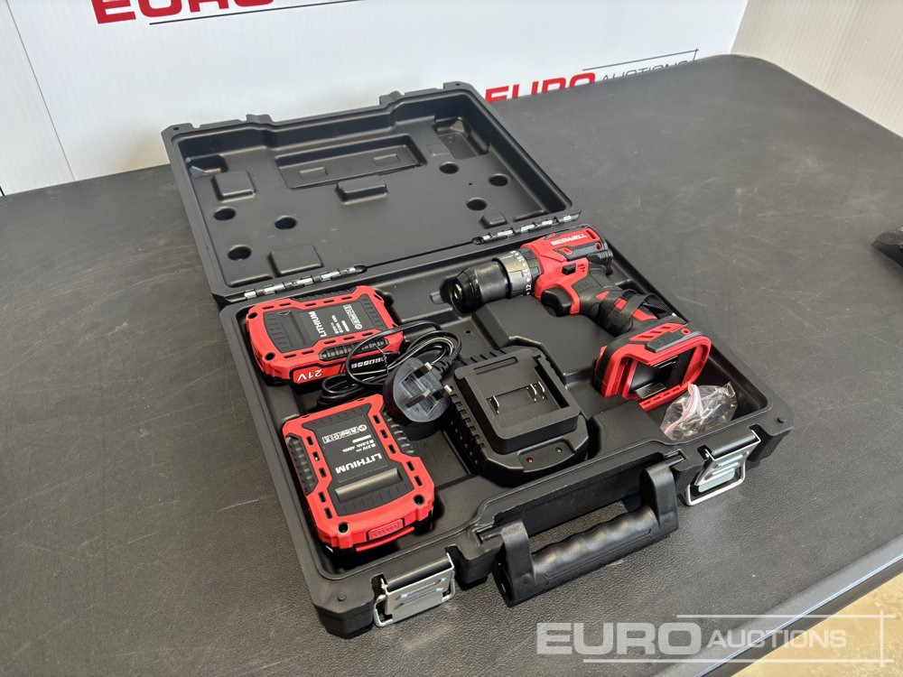 Unused CIW-338D 3/8" Brushless Drill, 2 x 2.0AH Battery with Charger (Makita Style with Impact Function) - Echipament de atelier: Foto 3 Unused CIW-338D 3/8" Brushless Drill, 2 x 2.0AH Battery with Charger (Makita Style with Impact Function) - Echipament de atelier: Foto 3